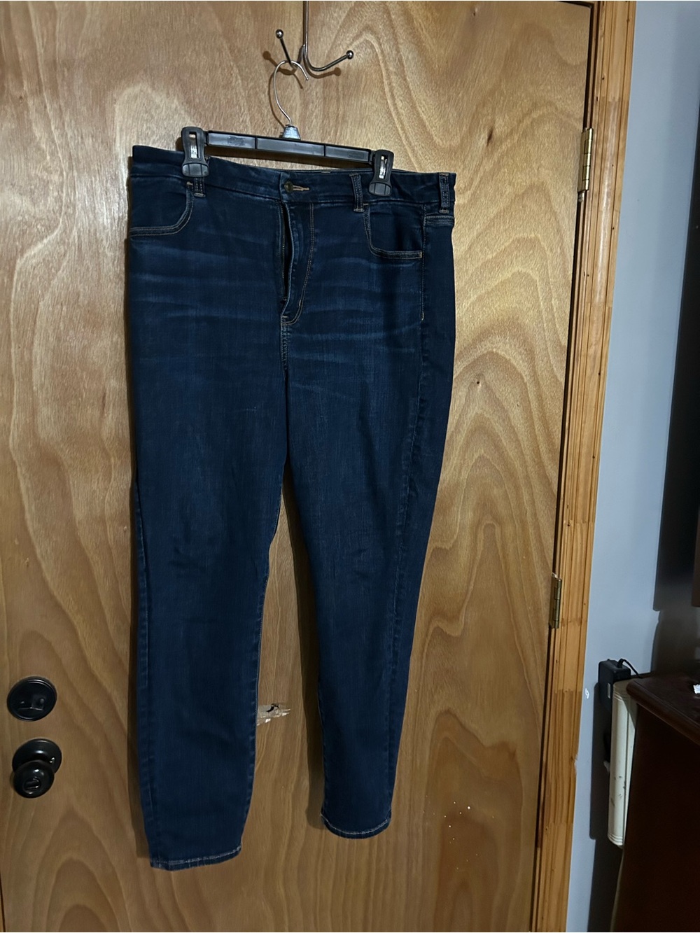 American Eagle Outfitters Dark Blue Slim Straight Jeans